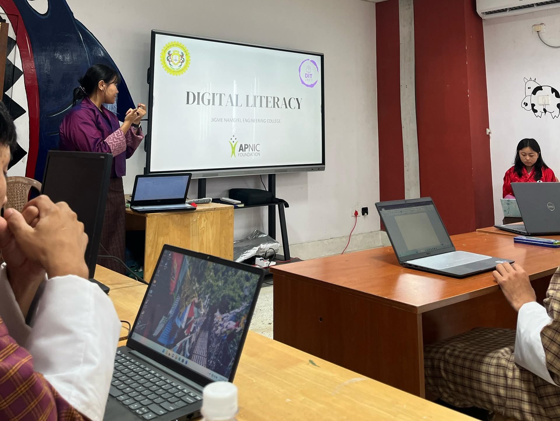 Successful Completion of Digital Literacy & Cybersecurity Training for 1st Year Students
